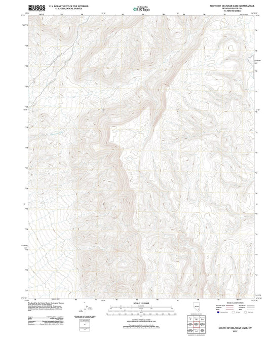 2012 South ofelamar Lake, NV - Nevada - USGS Topographic Map