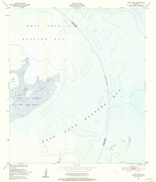 1951 Lake Point, LA - Louisiana - USGS Topographic Map