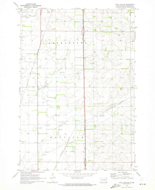 1970 Still Lake, SD - South Dakota - USGS Topographic Map v2