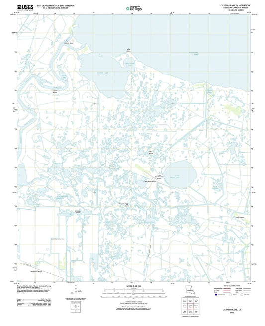 2012 Catfish Lake, LA - Louisiana - USGS Topographic Map