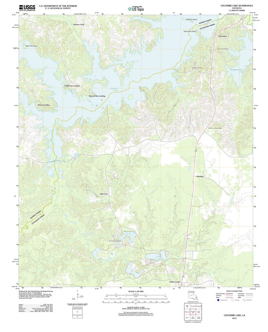 2012 Cocodrie Lake, LA - Louisiana - USGS Topographic Map
