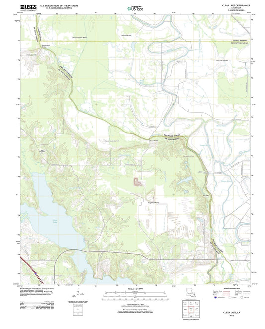 2012 Clear Lake, LA - Louisiana - USGS Topographic Map