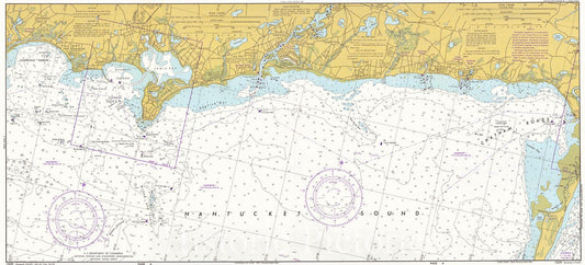 Historic Nautical Map - South Coast Of Cape Cod And Buzzards Bay, 1978 NOAA Chart - Massachusetts (MA) - Vintage Wall Art