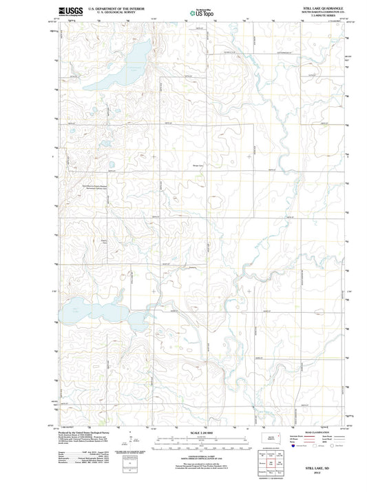 2012 Still Lake, SD - South Dakota - USGS Topographic Map