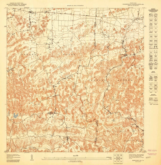 1947 Barceloneta SO, PR - Puerto Rico - USGS Topographic Map