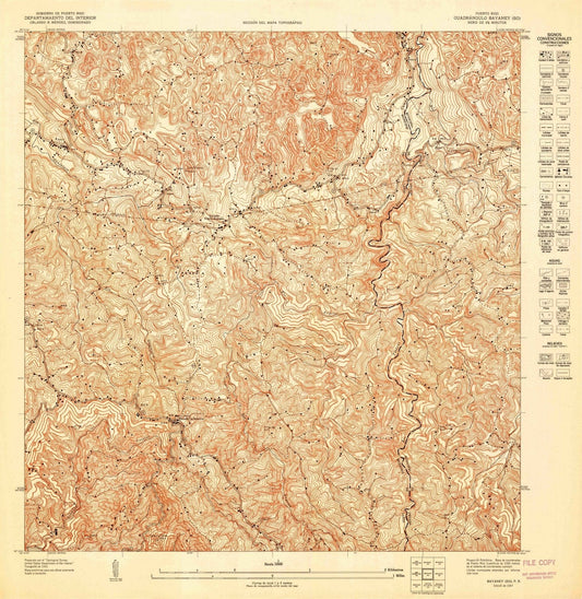1947 Bayaney SO, PR - Puerto Rico - USGS Topographic Map
