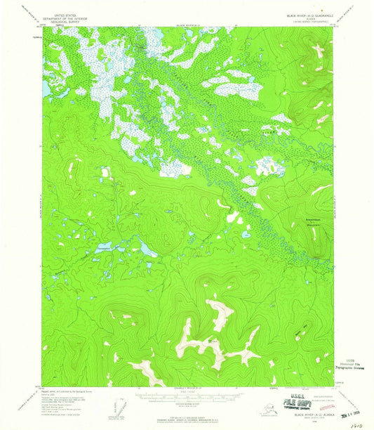 1956 Black River, AK - Alaska - USGS Topographic Map v2