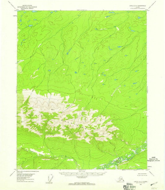 1952 Circle, AK - Alaska - USGS Topographic Map v7