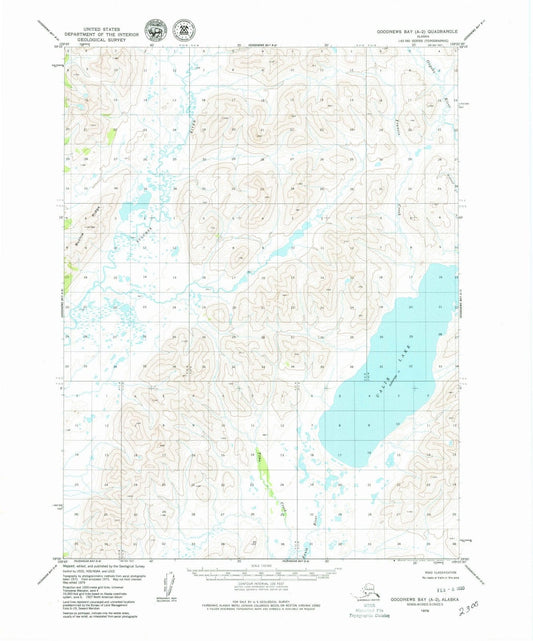 1979 Goodnewsay, AK - Alaska - USGS Topographic Map v2