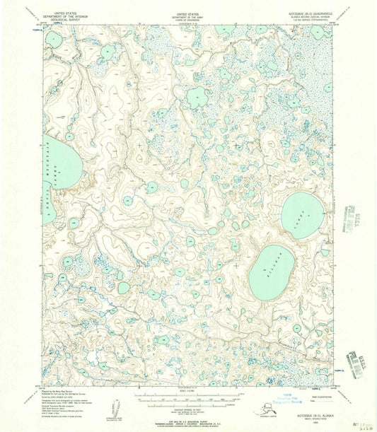 1950 Kotzebue, AK - Alaska - USGS Topographic Map v8