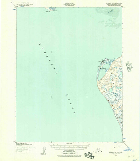 1951 Kotzebue, AK - Alaska - USGS Topographic Map v2