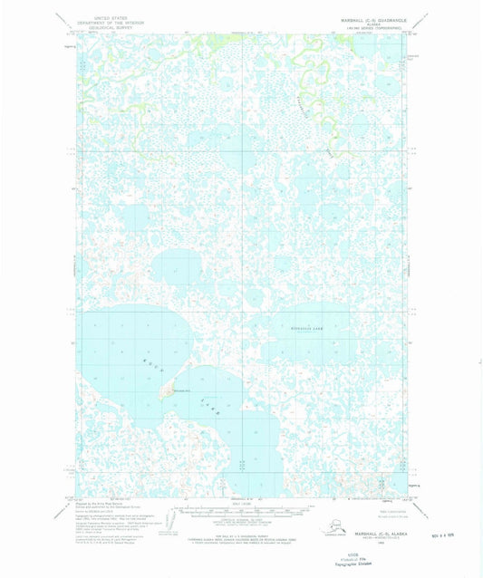 1952 Marshall, AK - Alaska - USGS Topographic Map v2