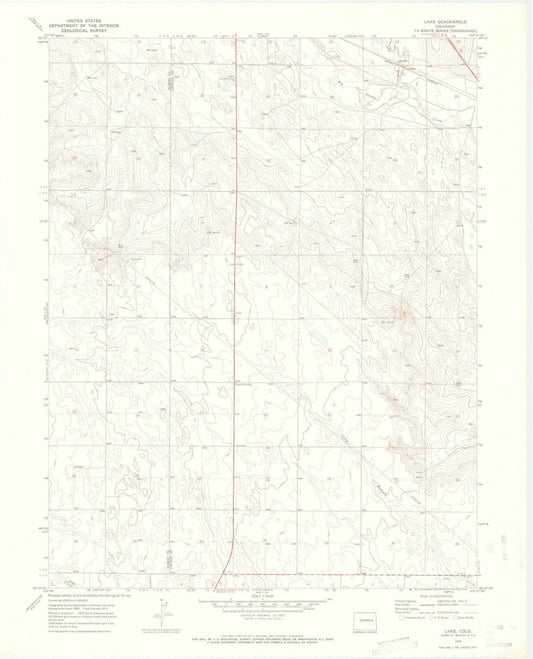 1970 Lake, CO - Colorado - USGS Topographic Map