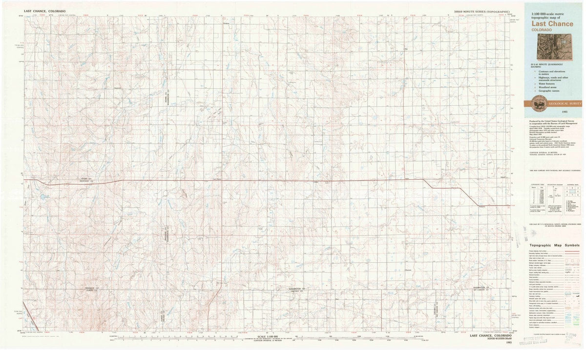 1983, CO - Colorado - USGS Topographic Map