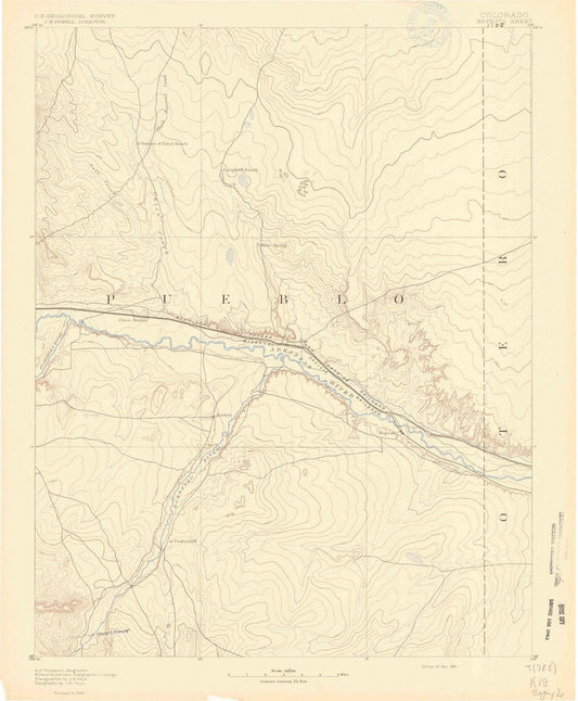 1891 Nepesta, CO - Colorado - USGS Topographic Map