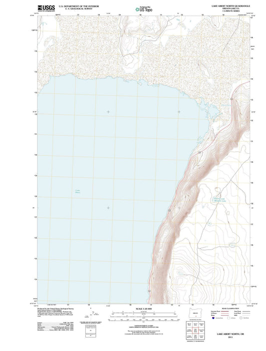 2011 Lake Abert North, OR - Oregon - USGS Topographic Map