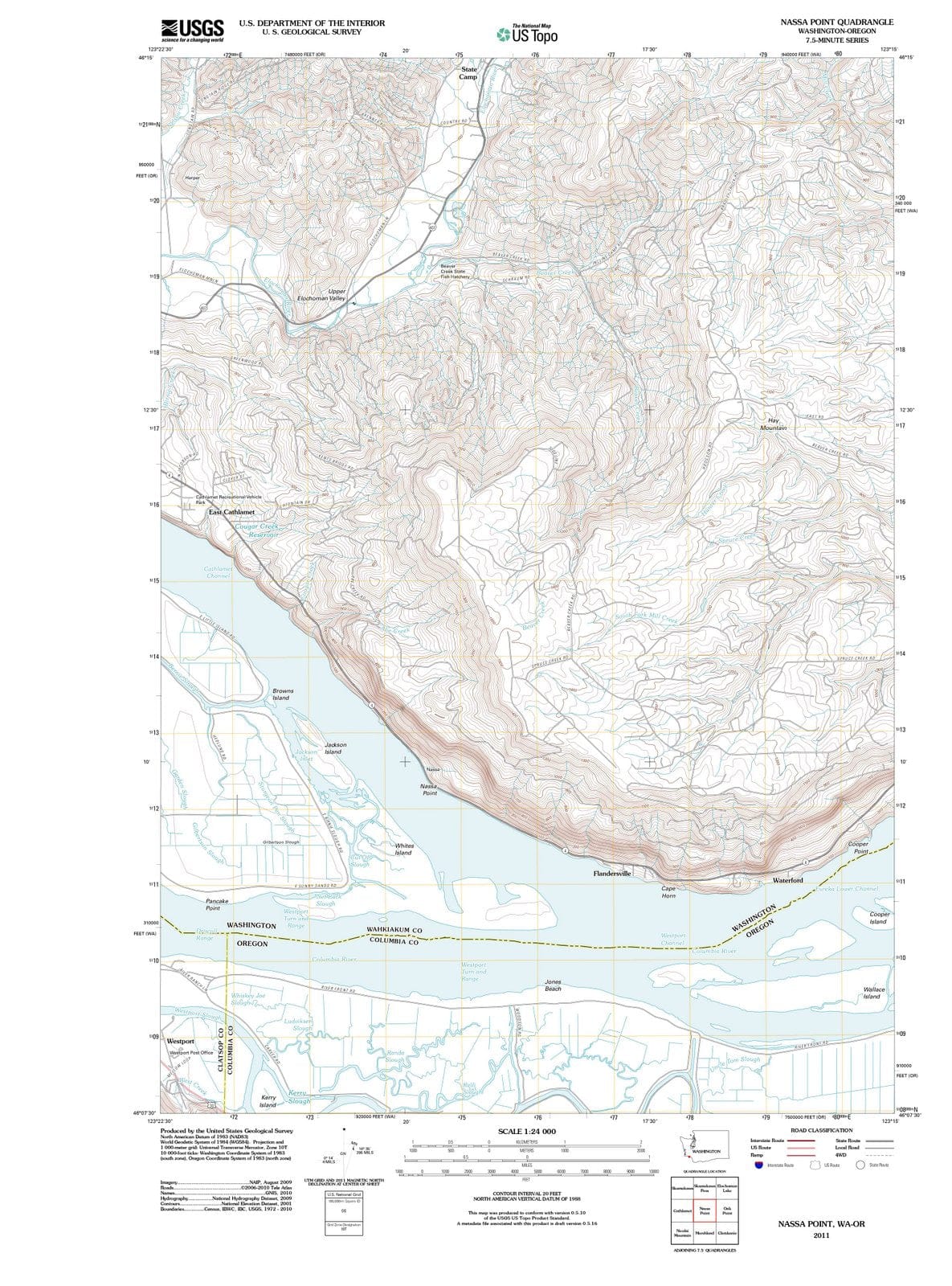 2011 Nassa Point, WA - Washington - USGS Topographic Map