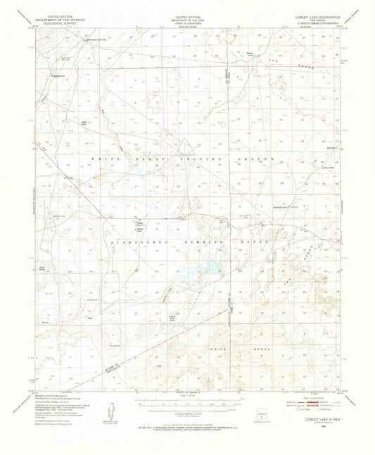 1948 Lumley Lake, NM - New Mexico - USGS Topographic Map