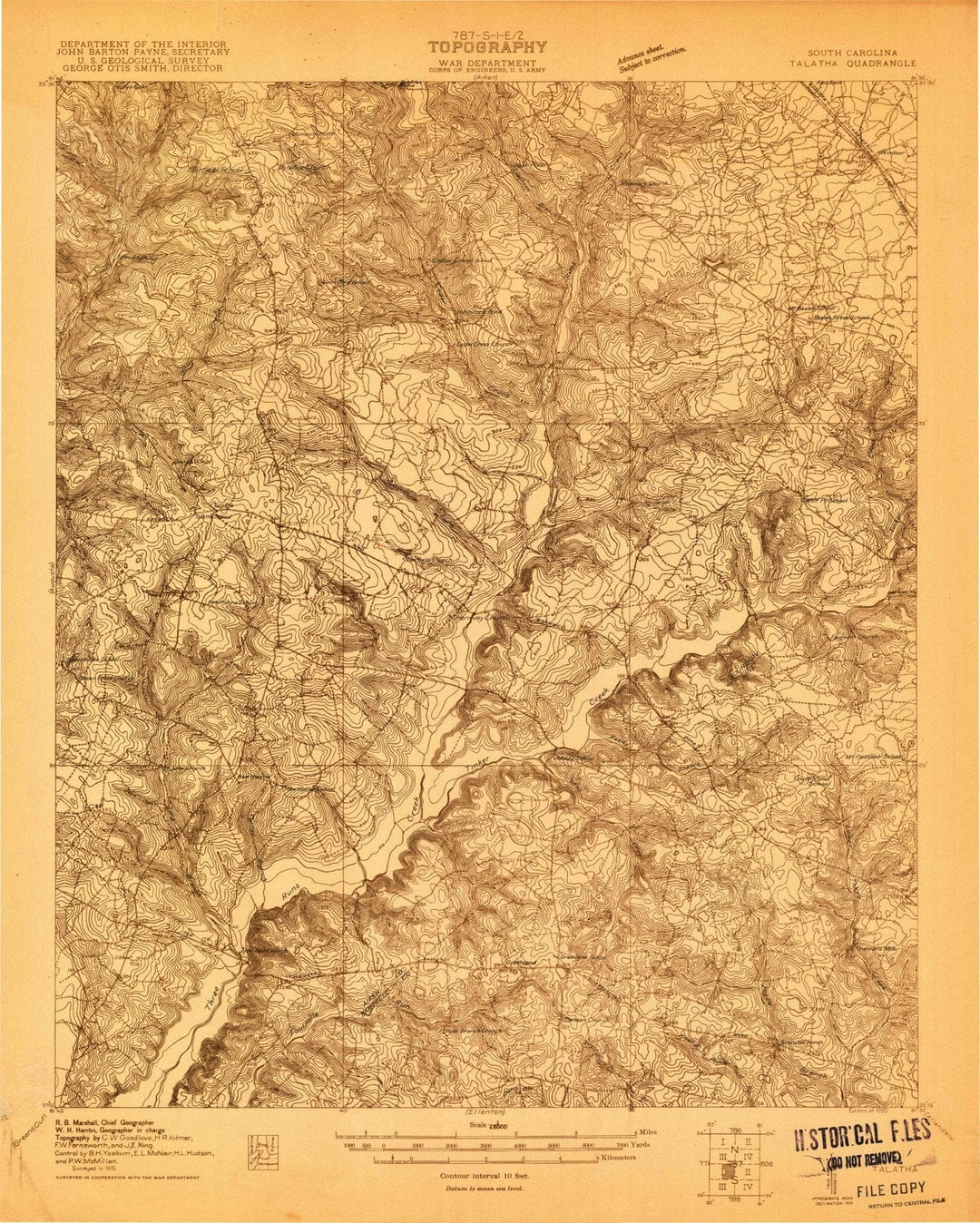 1920 Talatha, SC - South Carolina - USGS Topographic Map