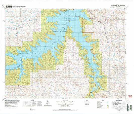 1978 Fort Peck Lake East, MT - Montana - USGS Topographic Map