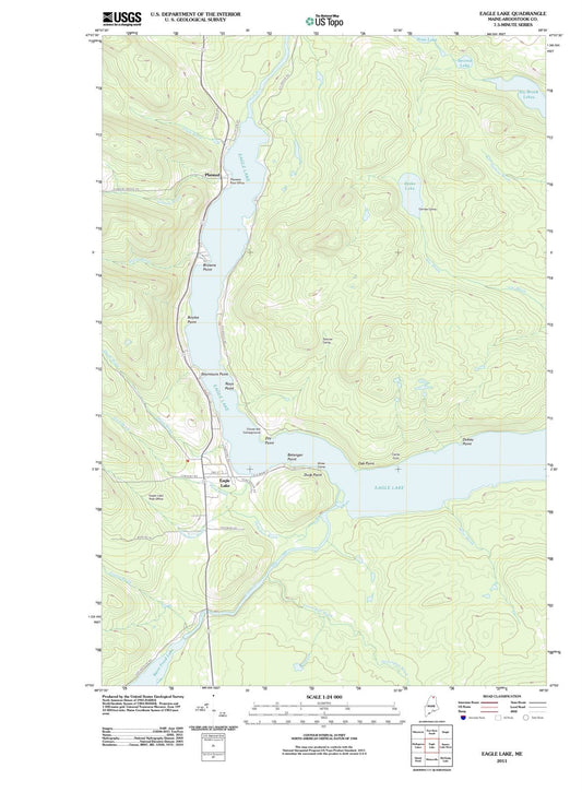 2011 Eagle Lake, ME - Maine - USGS Topographic Map
