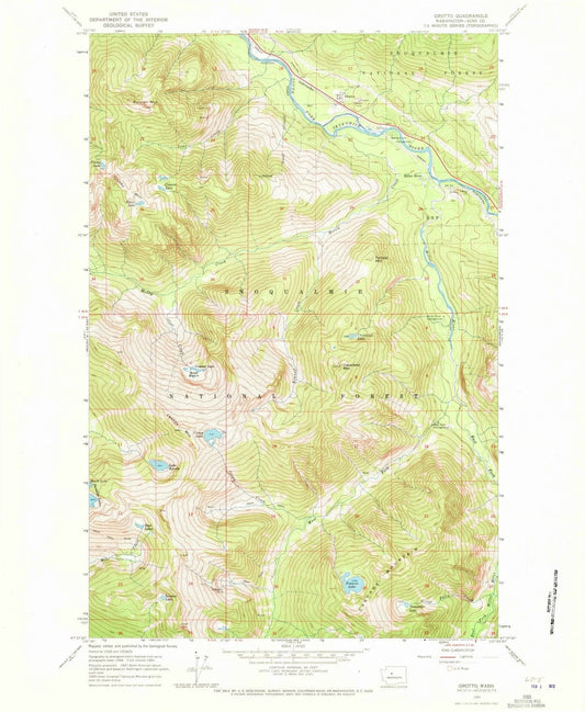 1965 Grotto, WA - Washington - USGS Topographic Map