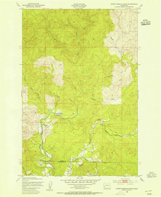 1949 Upper Naselle River, WA - Washington - USGS Topographic Map
