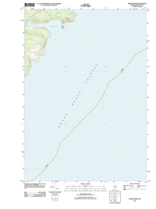 2011 Moose River, ME - Maine - USGS Topographic Map