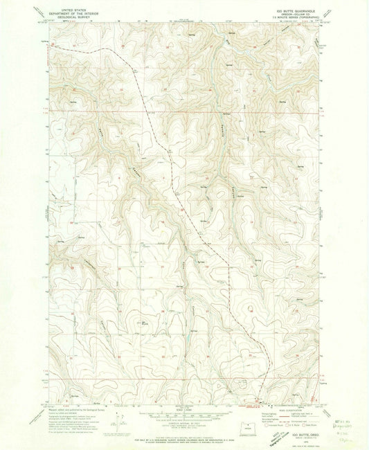 1970 Igo Butte, OR - Oregon - USGS Topographic Map