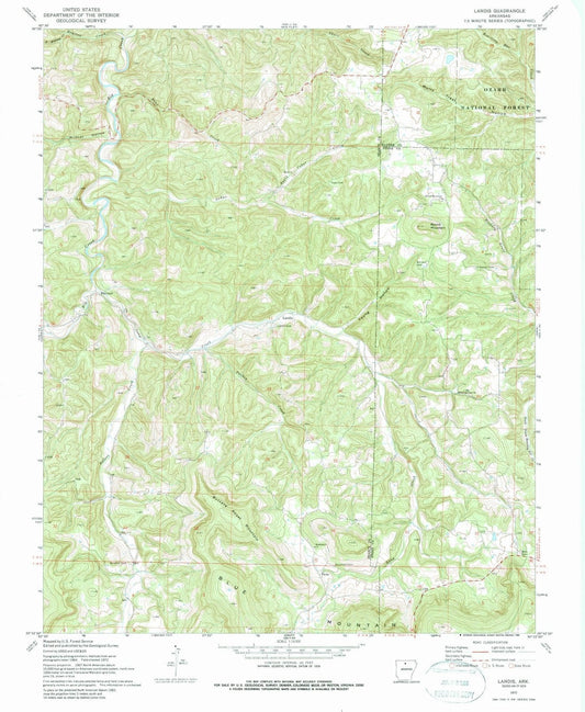 1972 Landis, AR - Arkansas - USGS Topographic Map