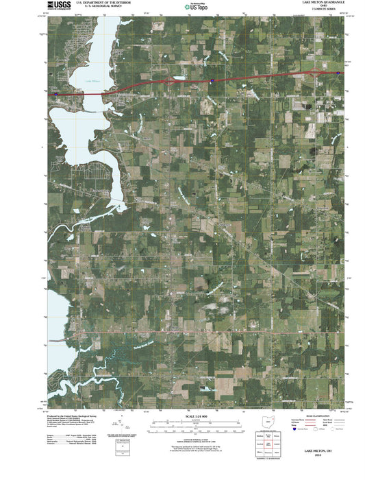 2010 Lake Milton, OH - Ohio - USGS Topographic Map