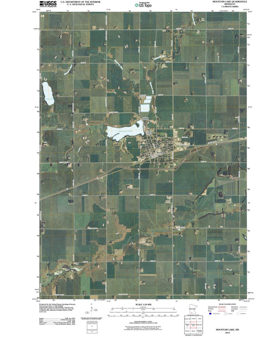 2010 Mountain Lake, MN - Minnesota - USGS Topographic Map