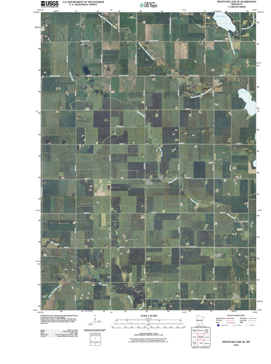 2010 Mountain Lake, MN - Minnesota - USGS Topographic Map v2
