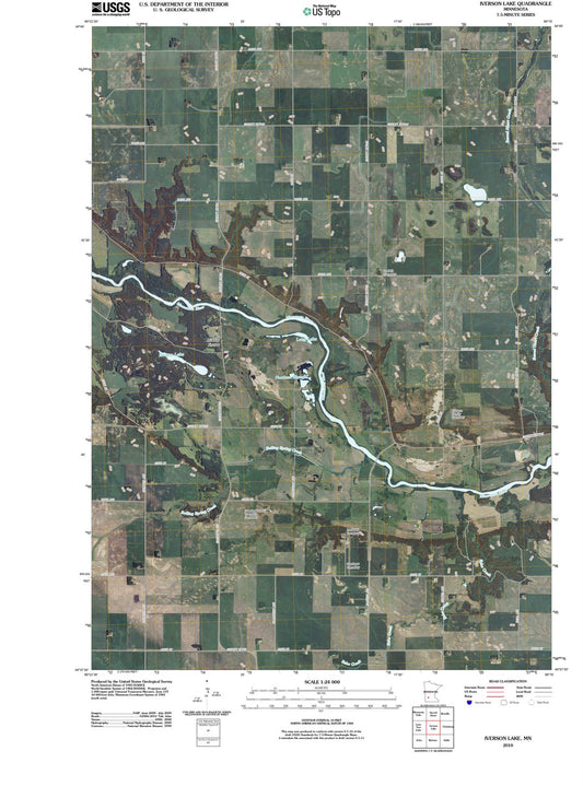 2010 Iverson Lake, MN - Minnesota - USGS Topographic Map