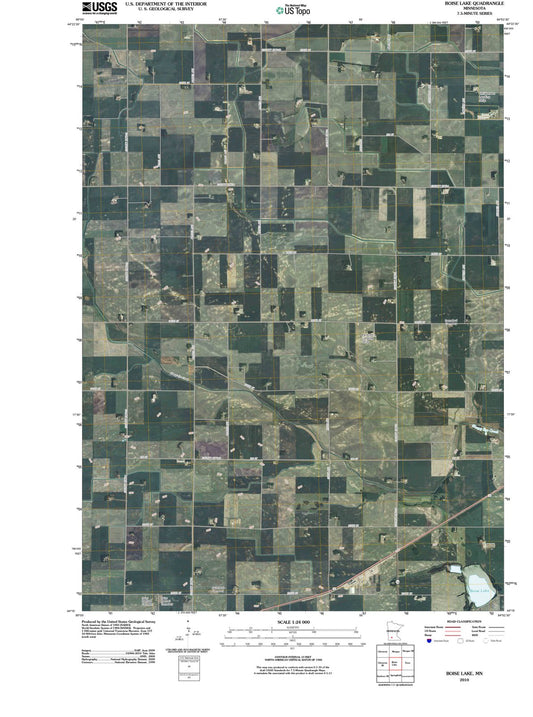 2010 Boise Lake, MN - Minnesota - USGS Topographic Map