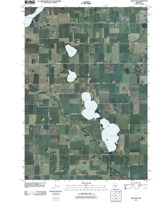 2010 Lake Allie, MN - Minnesota - USGS Topographic Map