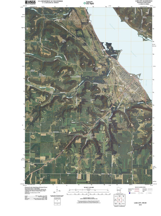 2010 Lake City, MN - Minnesota - USGS Topographic Map