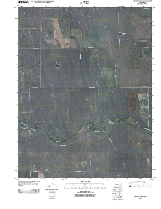 2010 Arsenic Lake, CO - Colorado - USGS Topographic Map