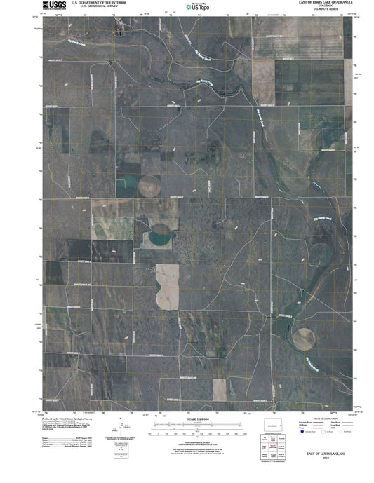 2010 East of Lewis Lake, CO - Colorado - USGS Topographic Map