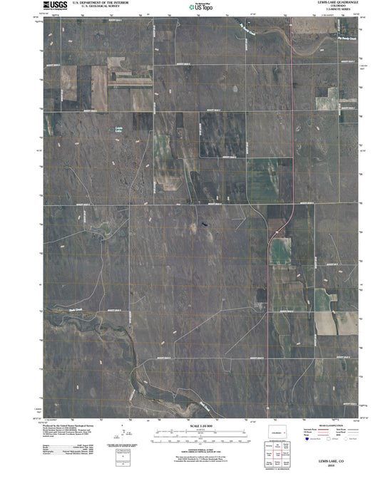 2010 Lewis Lake, CO - Colorado - USGS Topographic Map