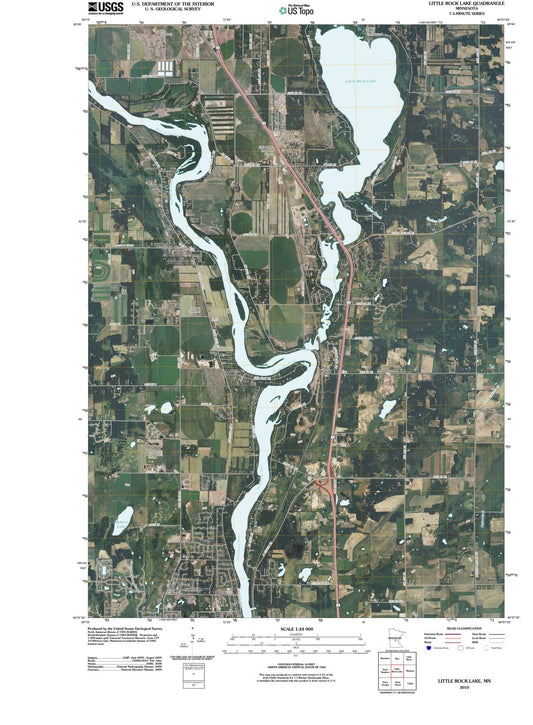 2010 Little Rock Lake, MN - Minnesota - USGS Topographic Map