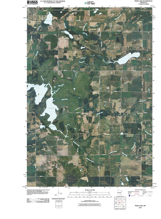2010 Pierz Lake, MN - Minnesota - USGS Topographic Map