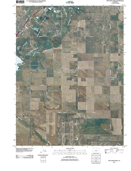2010 Mile High Lakes, CO - Colorado - USGS Topographic Map