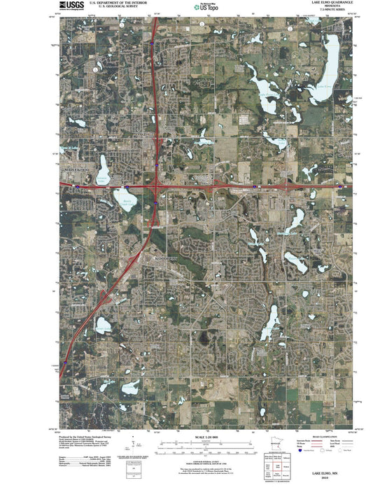 2010 Lake Elmo, MN - Minnesota - USGS Topographic Map