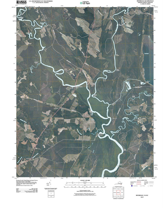 2010 Riverdale, VA - Virginia - USGS Topographic Map