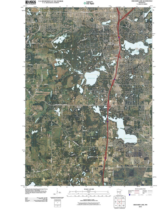 2010 Orchard Lake, MN - Minnesota - USGS Topographic Map