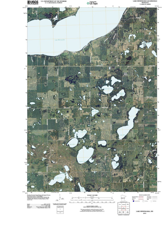 2010 Lake Minnewaska, MN - Minnesota - USGS Topographic Map