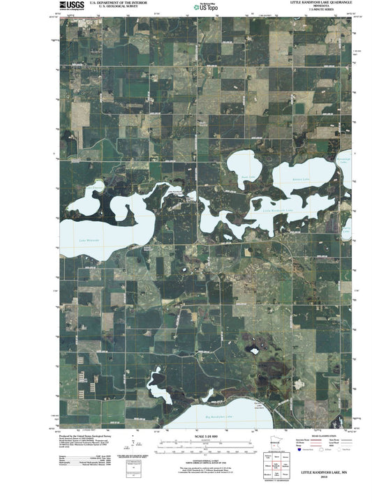 2010 Little Kandiyohi Lake, MN - Minnesota - USGS Topographic Map