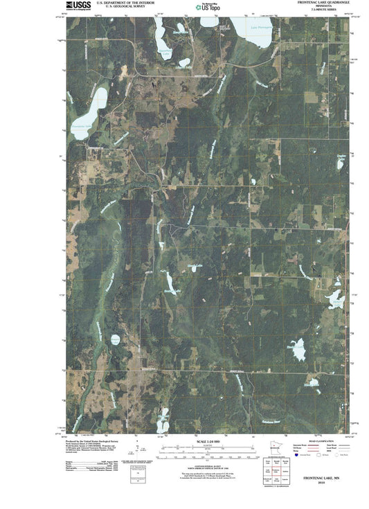 2010 Frontenac Lake, MN - Minnesota - USGS Topographic Map