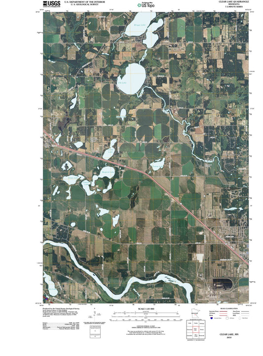 2010 Clear Lake, MN - Minnesota - USGS Topographic Map